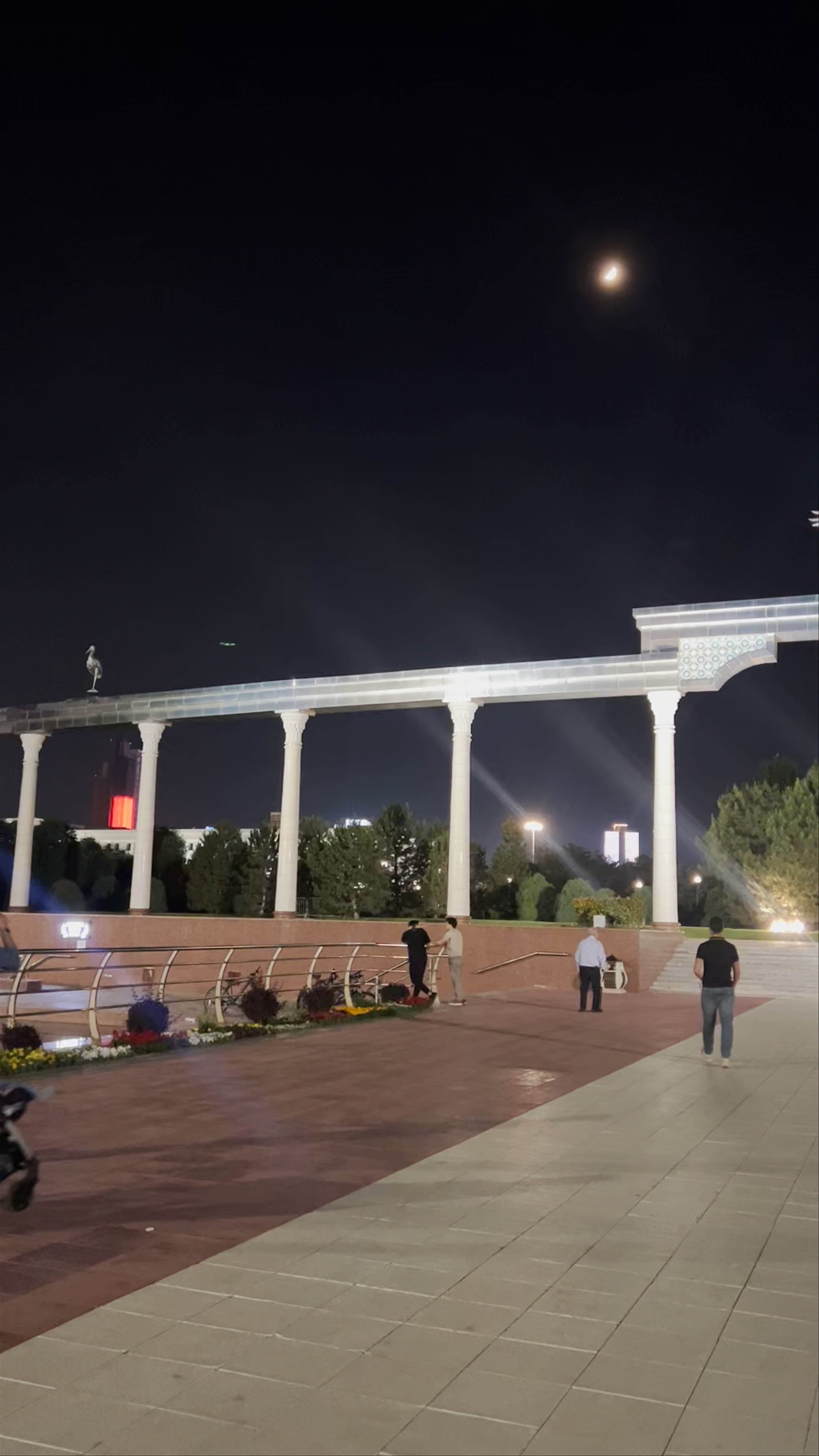 Night Stroll at Independence Square, Tashkent