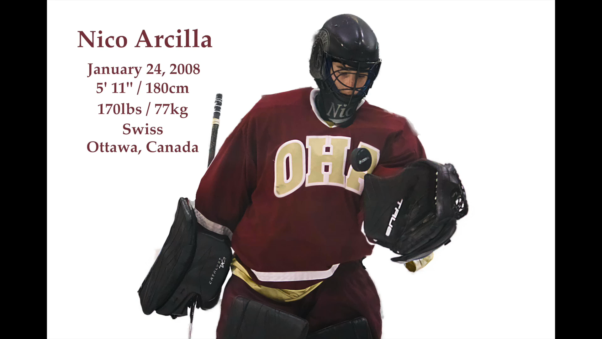 Nico Arcilla '08: Ontario Hockey Academy Prep (Oct 2025) part 1
