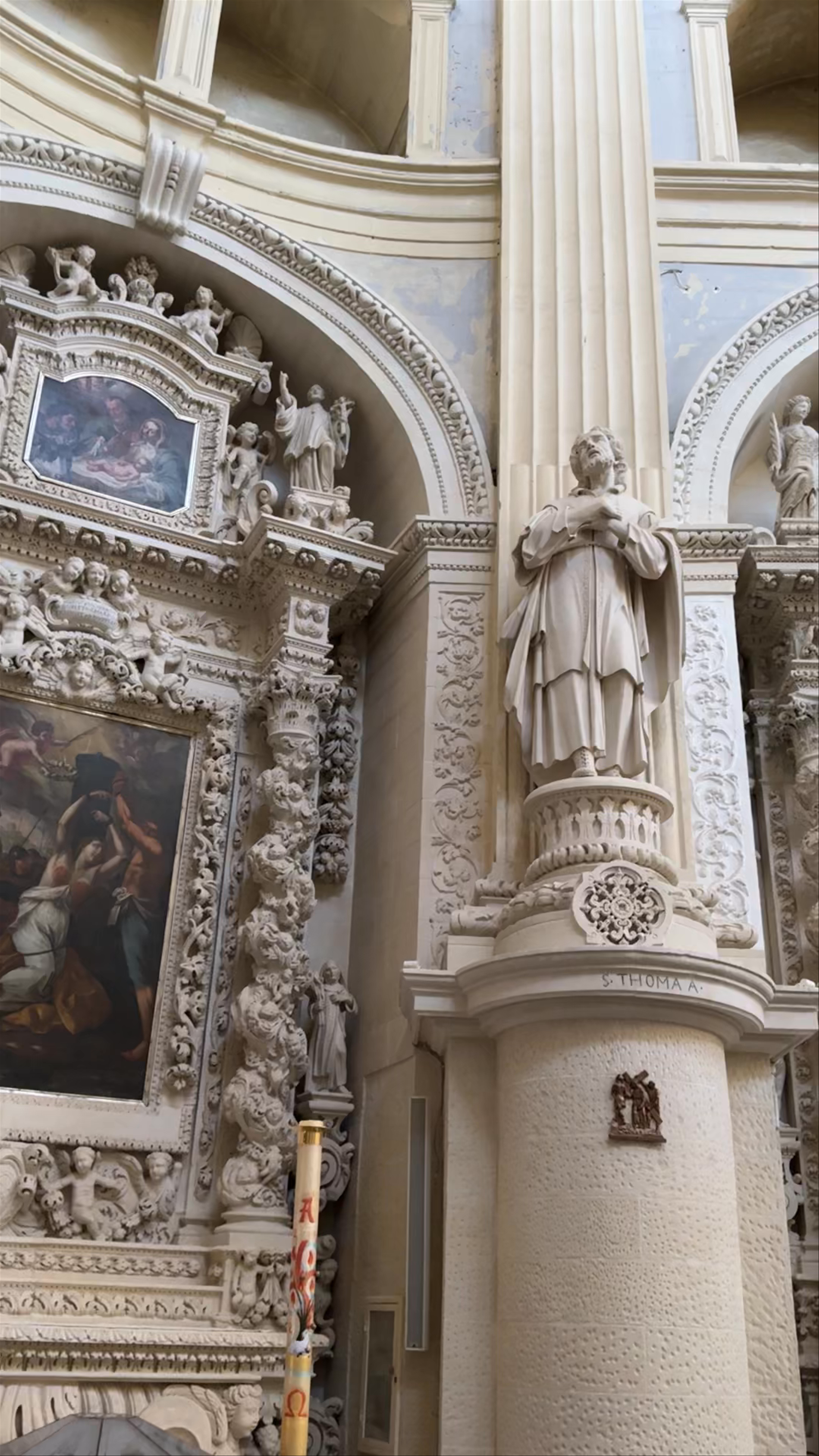 Baroque Splendor Inside Chiesa di San Matteo in Lecce, Italy