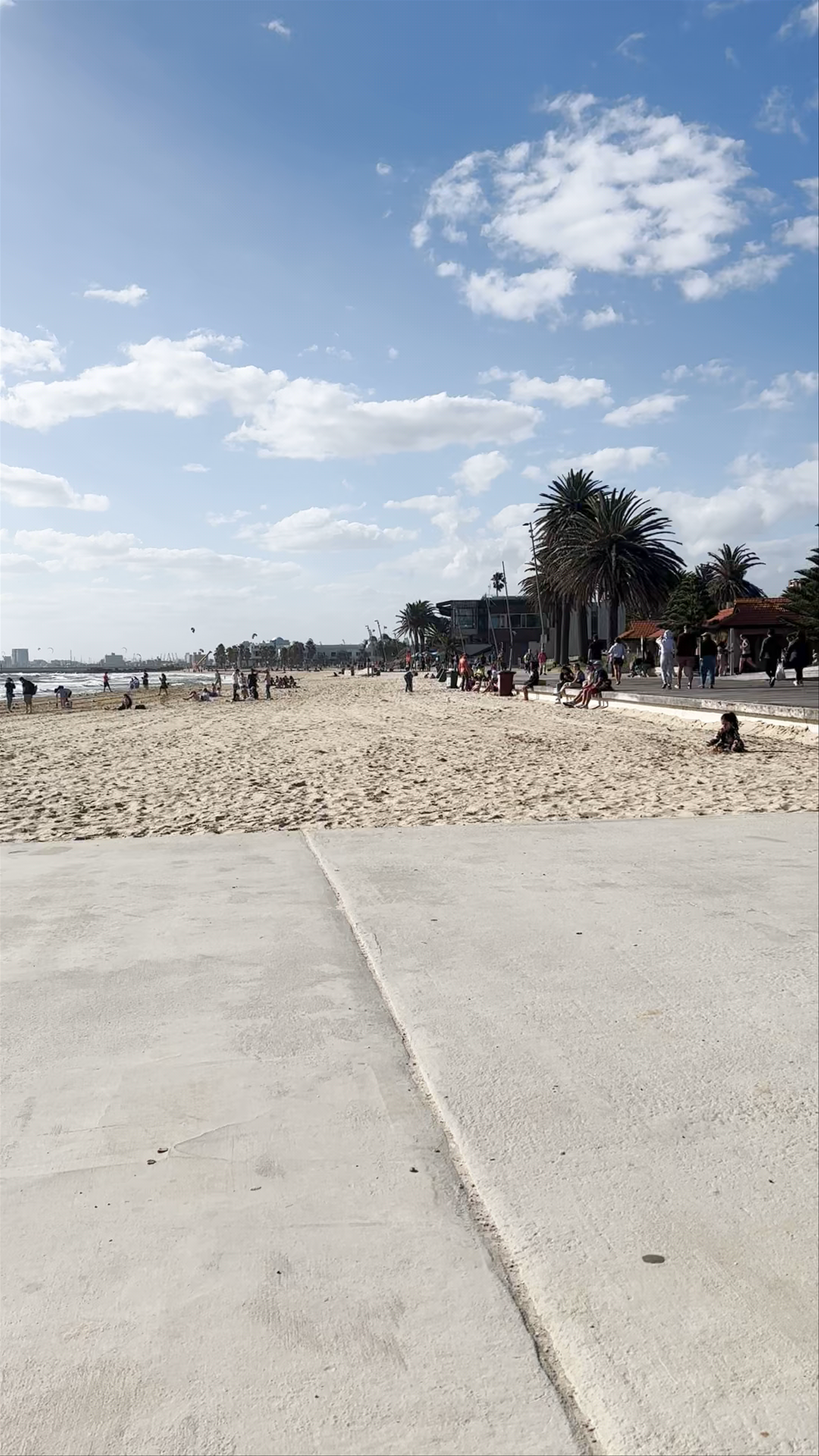 St Kilda beach