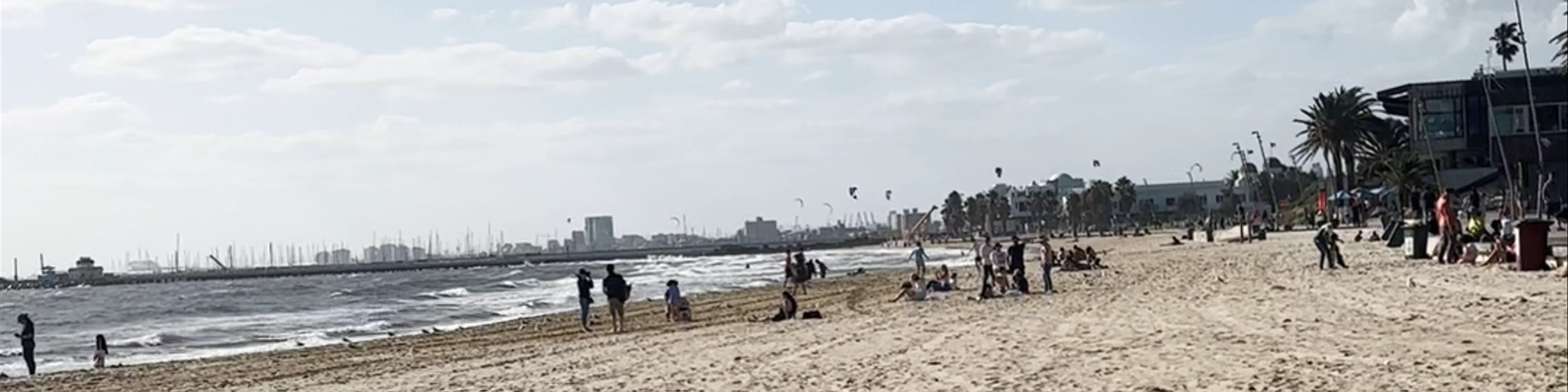 St Kilda beach