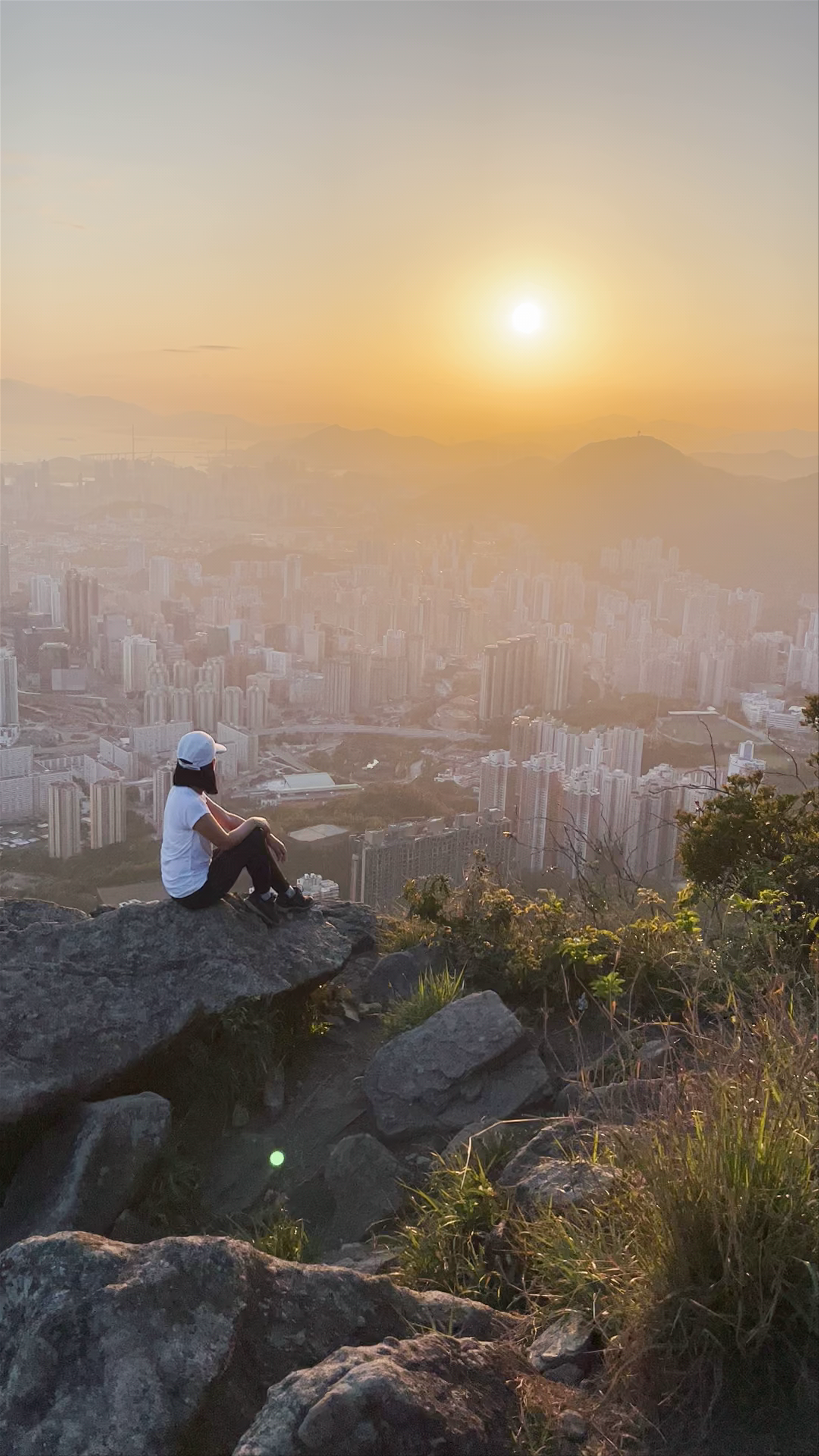 Sunset Serenity at Suicide Cliff, Kowloon Peak, Hong Kong