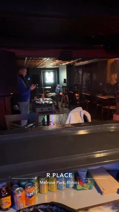R Place - Setting up for the night with our amazing DJ - Dive Bars Near Me - Melrose Park, Illinois
