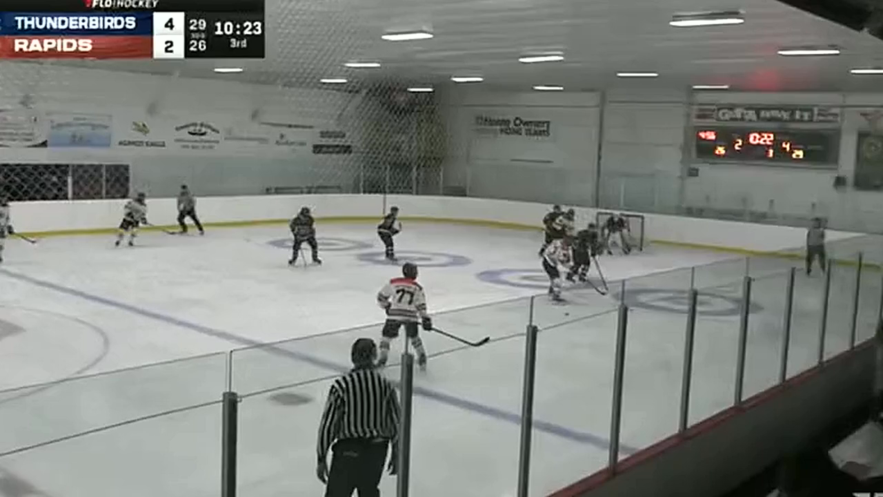 Vincent Bondy Scores another PP Goal for Soo Thunderbirds