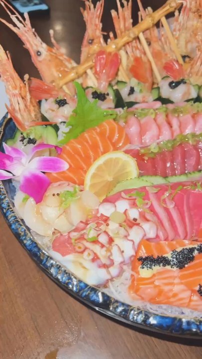 Sapporo Izakaya - Sashimi boat special! - Sushi Bars Near Me - Spring, Texas