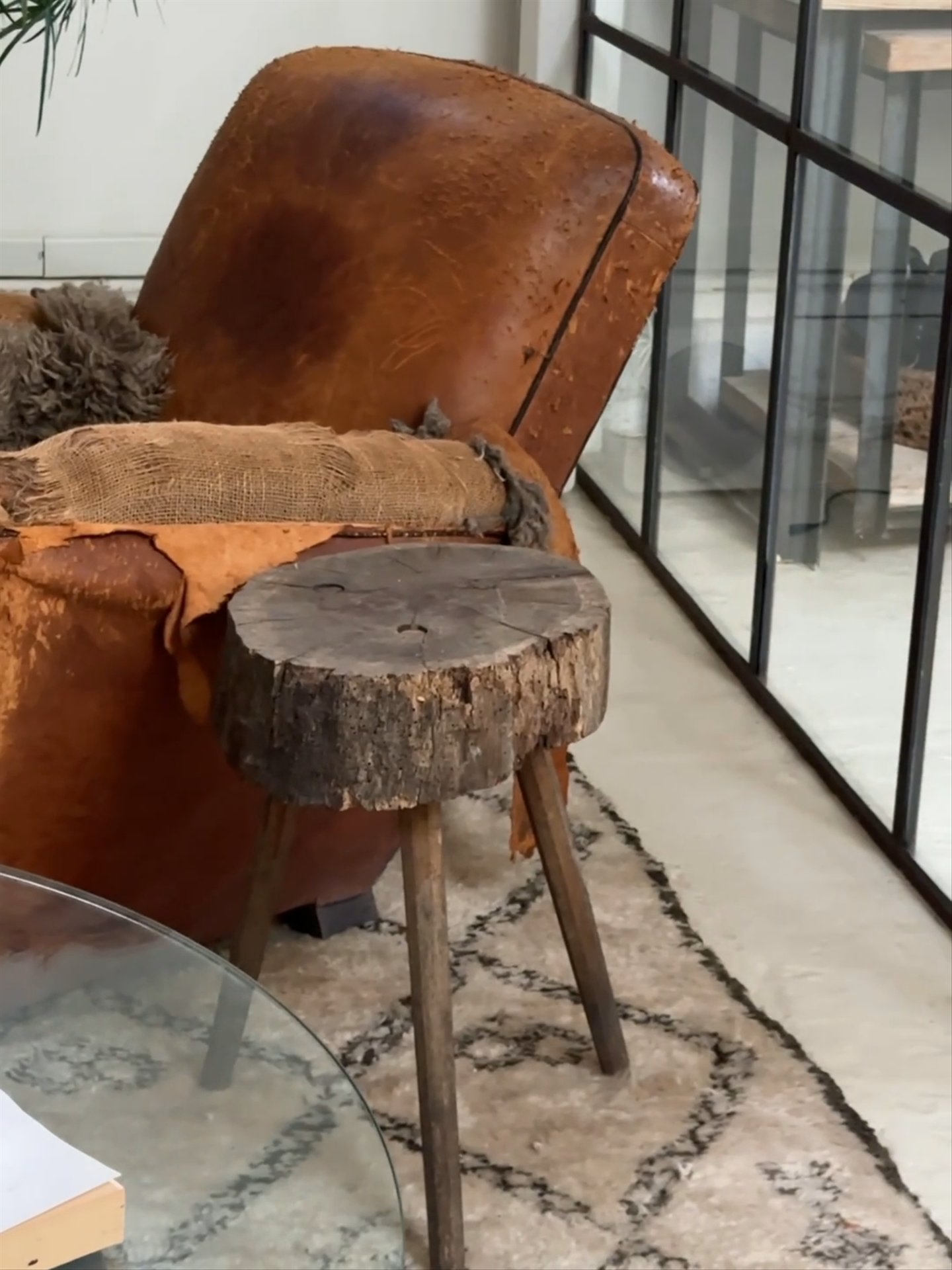 Butchers Block Stool