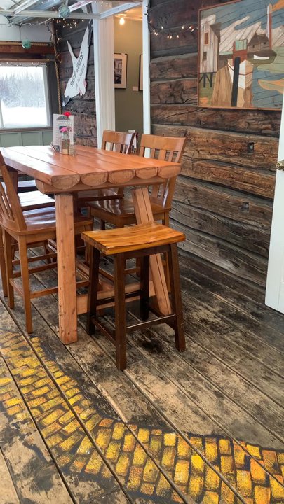 Veronica's Coffee House - Follow the yellow brick road to the bathroom - Coffee & Tea Near Me - Kenai, Alaska