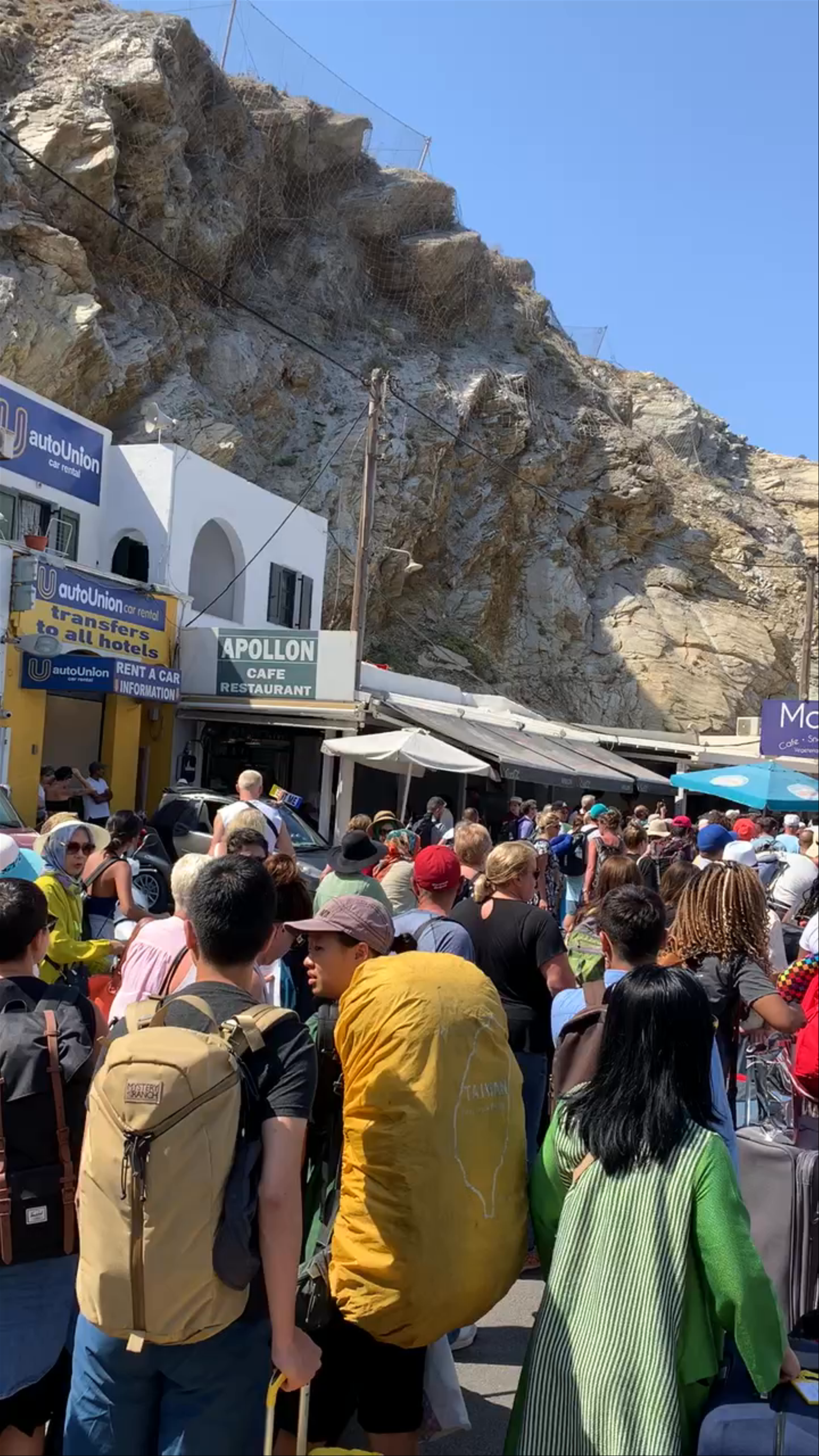 Athinios Ferry Port Arrival: Bustling Gateway to Santorini