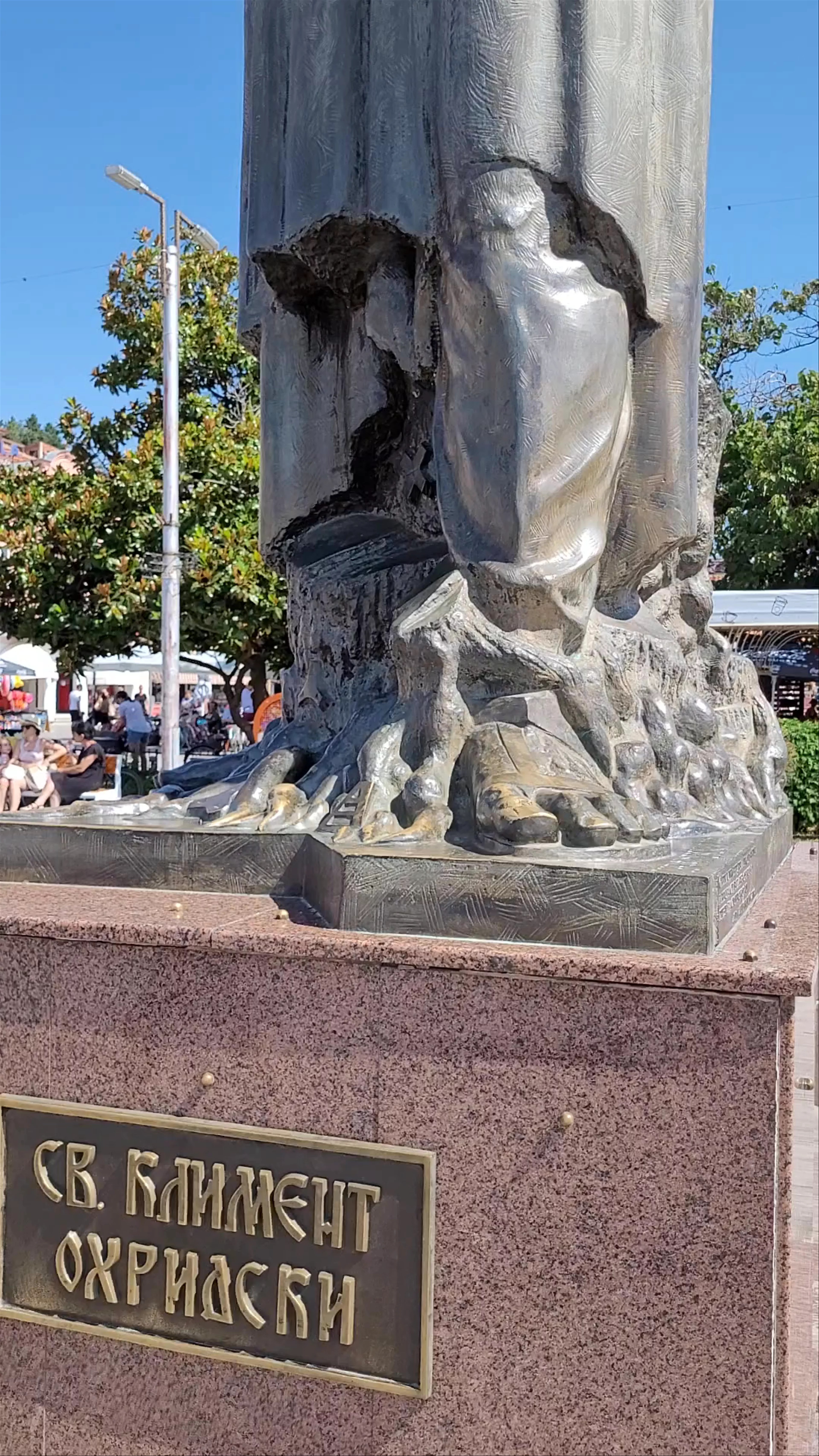 Saint Clement of Ohrid Monument, Ohrid, North Macedonia