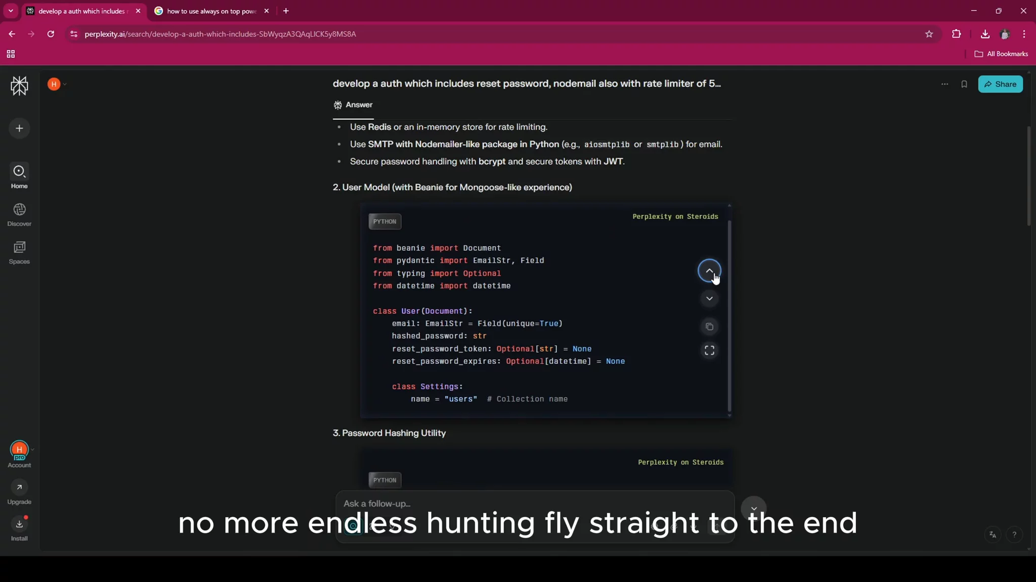 Perplexity on Steroids - Chrome Extension image 1