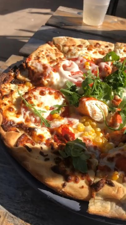 The Point Towson - LOBSTER FLATBREAD (Amazing!) - New American Near Me - Towson, Maryland
