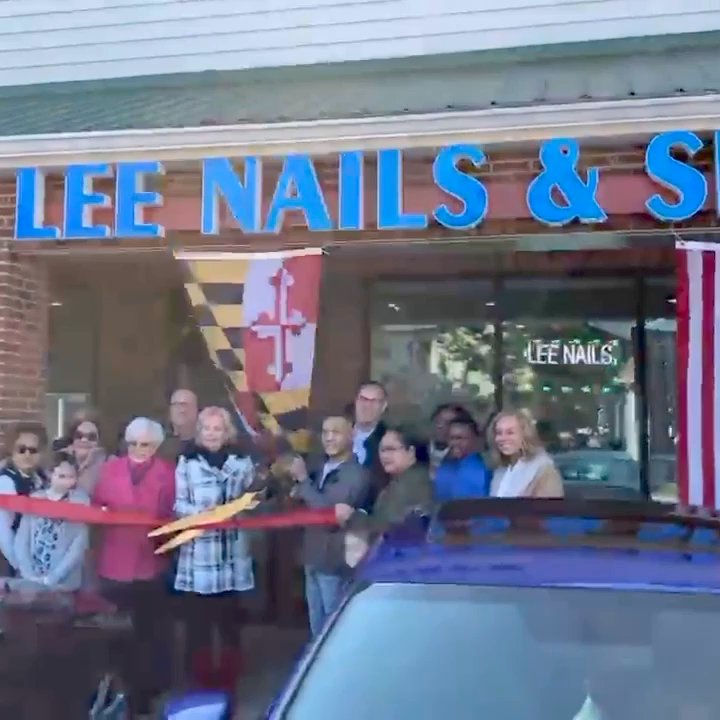 Lee Nails & Spa - Grand opening ribbon cutting - Nail Salons Near Me - Easton, Maryland