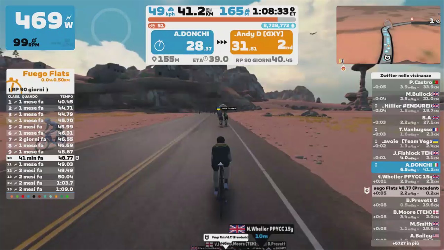 Zwift - Pacer Group Ride: Watopia's Waistband in Watopia with Maria