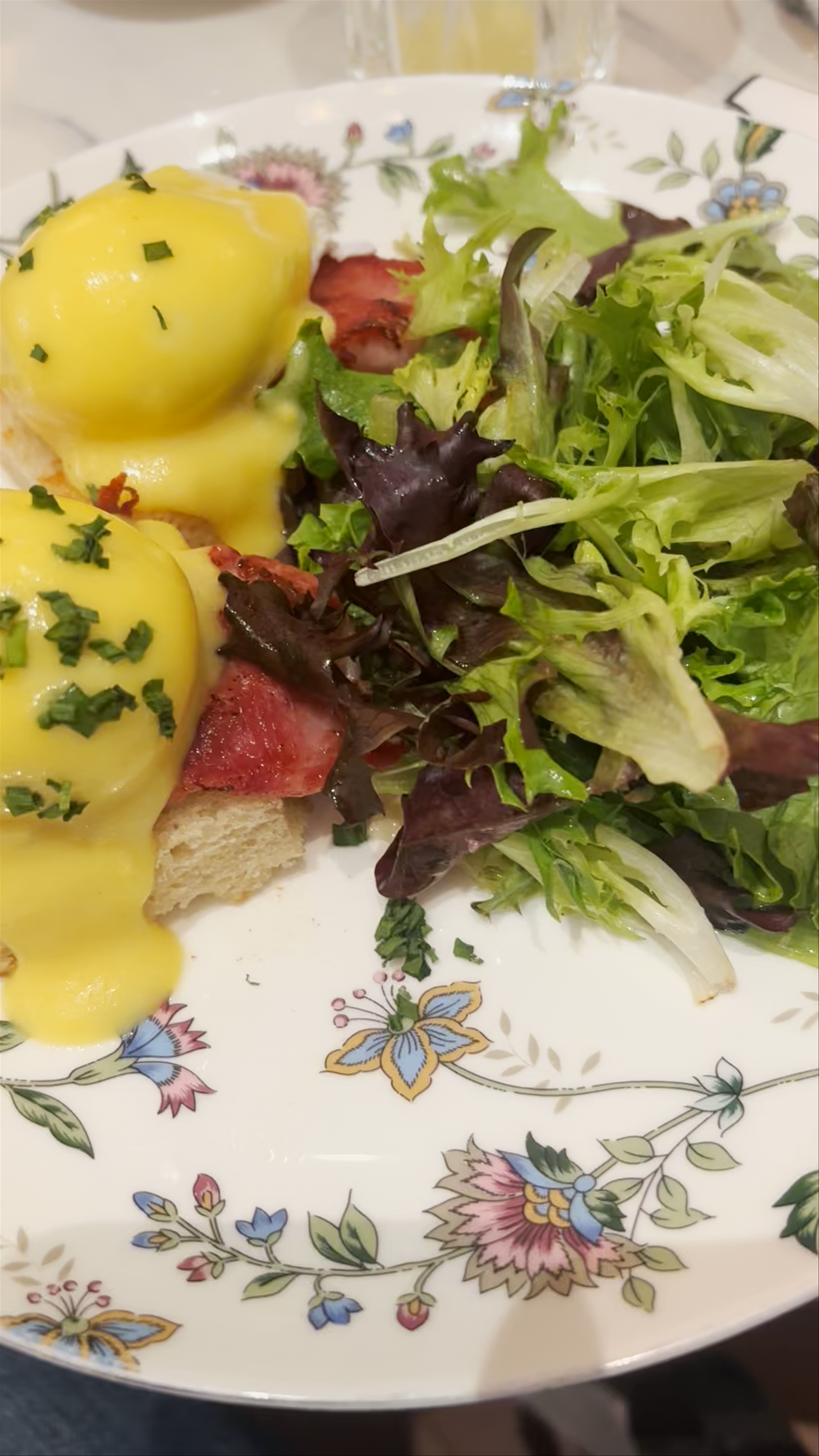 Decadent Eggs Benedict Breakfast at Fairmont Breakers Long Beach