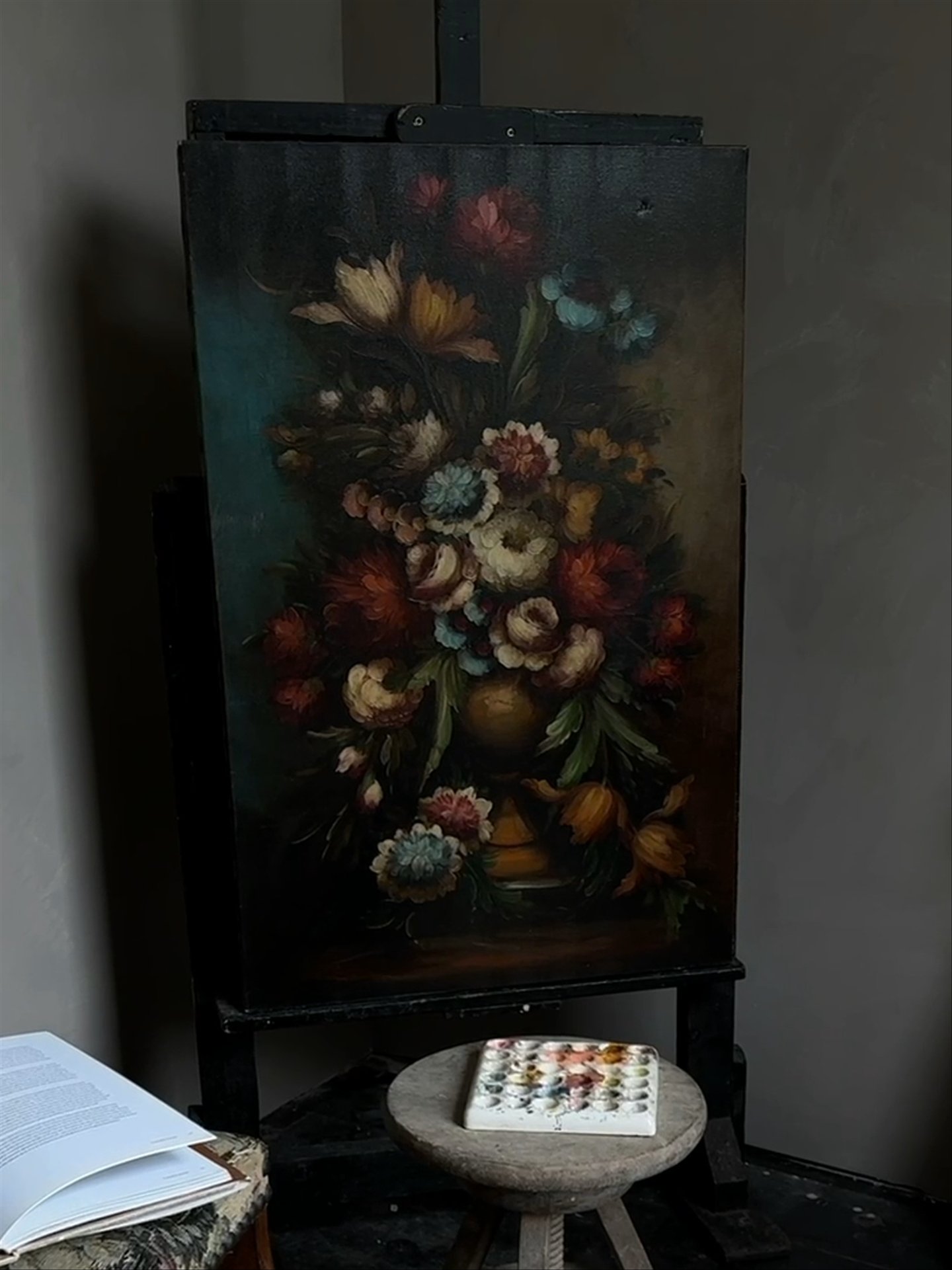 Oil on Canvas Still Life Bouquet