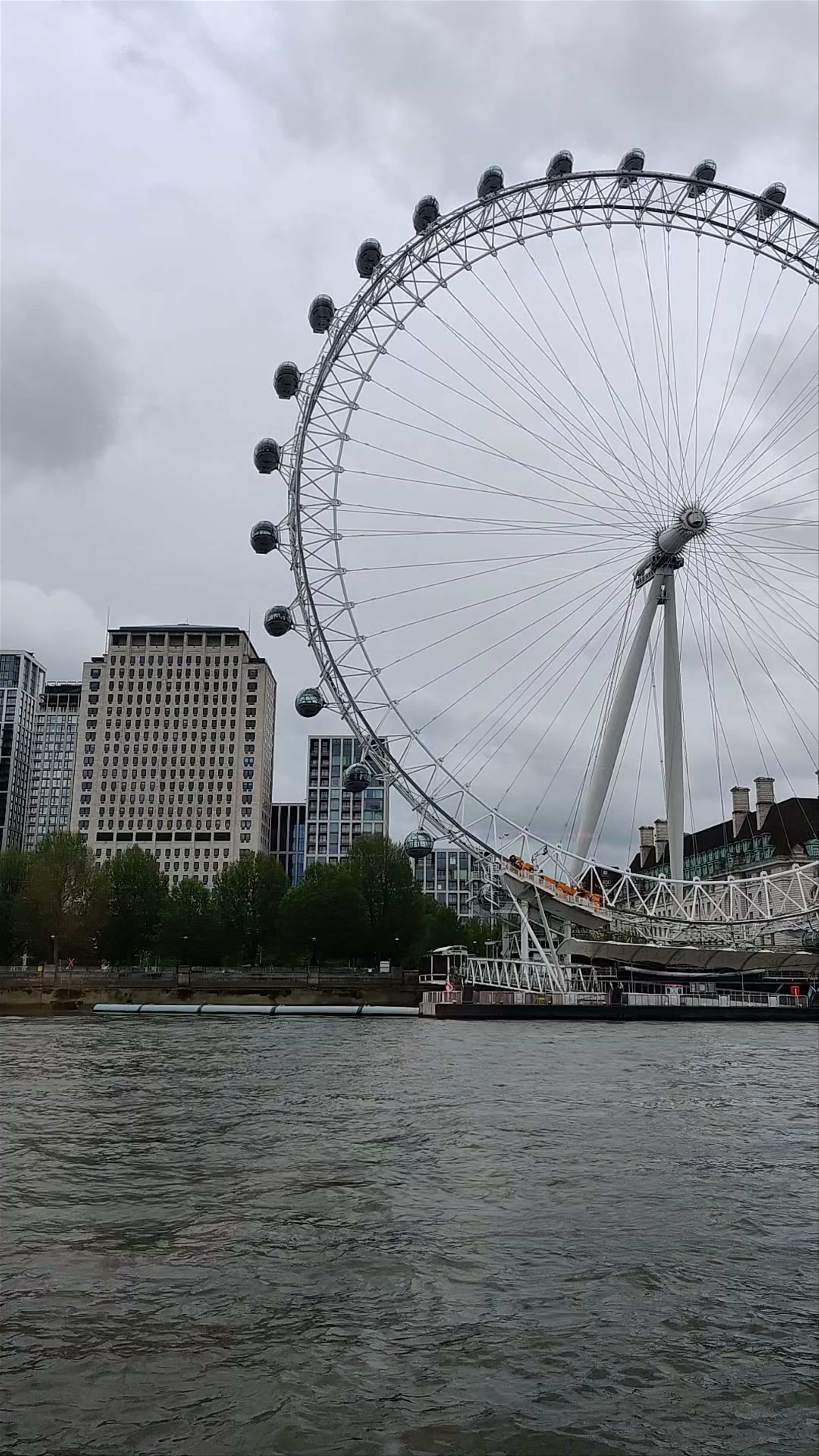 London Eye Experience from the Thames River