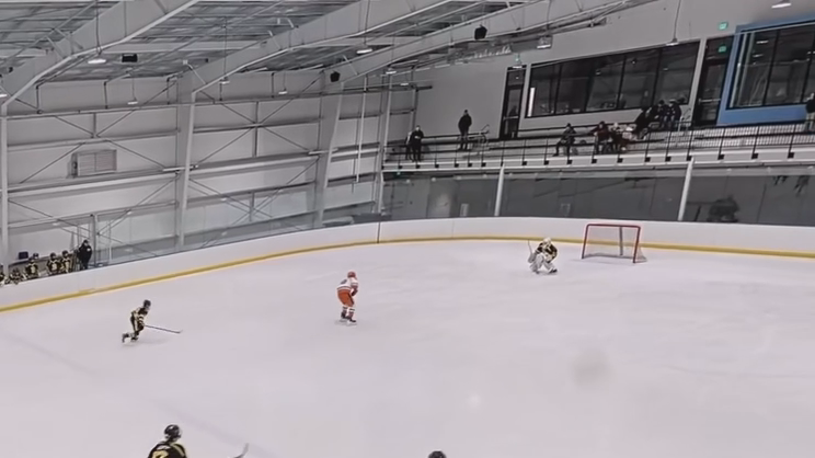 Asher Coffman: Incredible Breakaway Save for Greater Boston Bruins 13U
