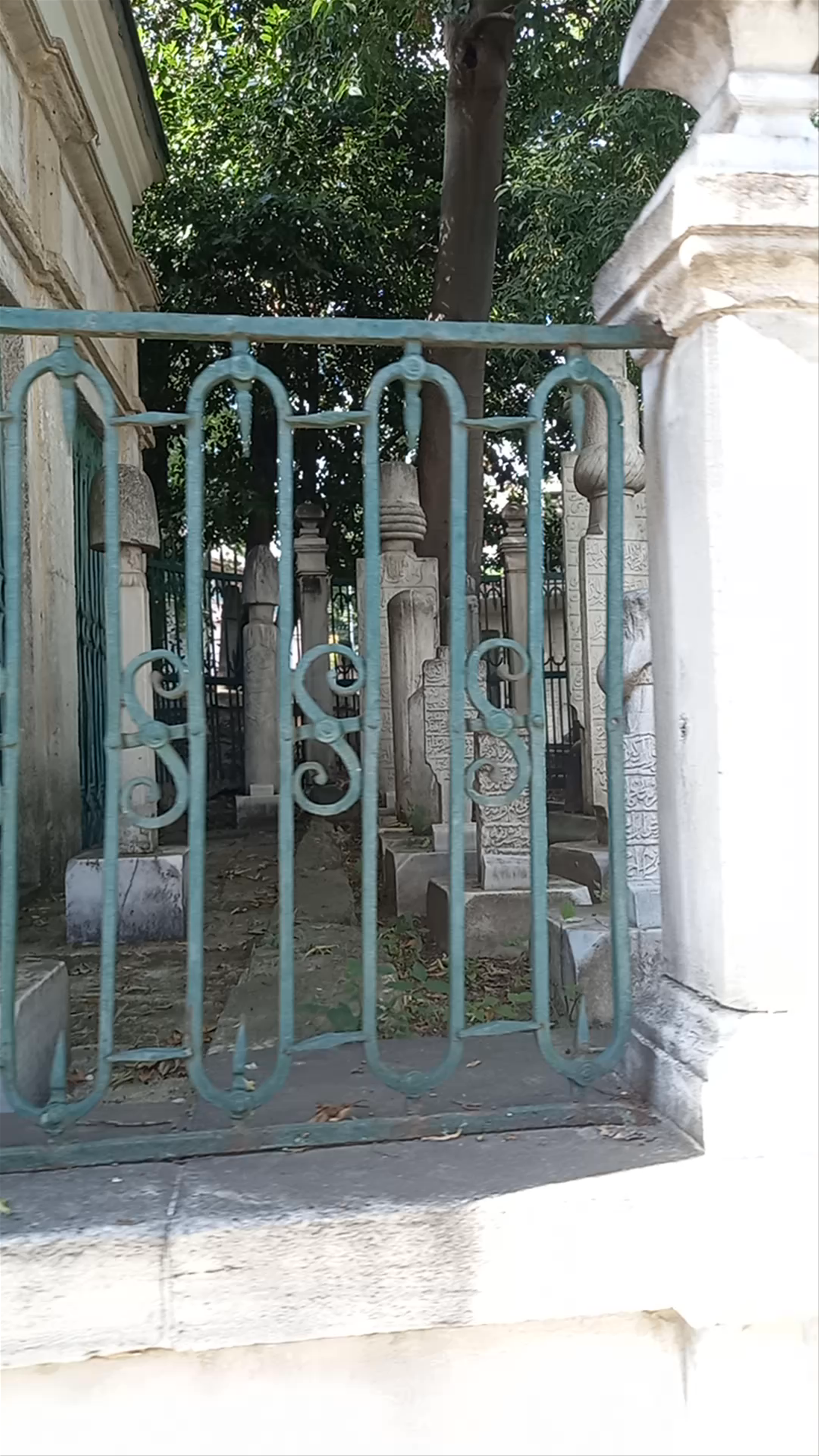 Historic Şahkulu Cemetery at Galata Mevlevihanesi, Istanbul