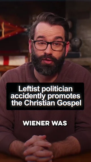 Spreading the good news. Whoops