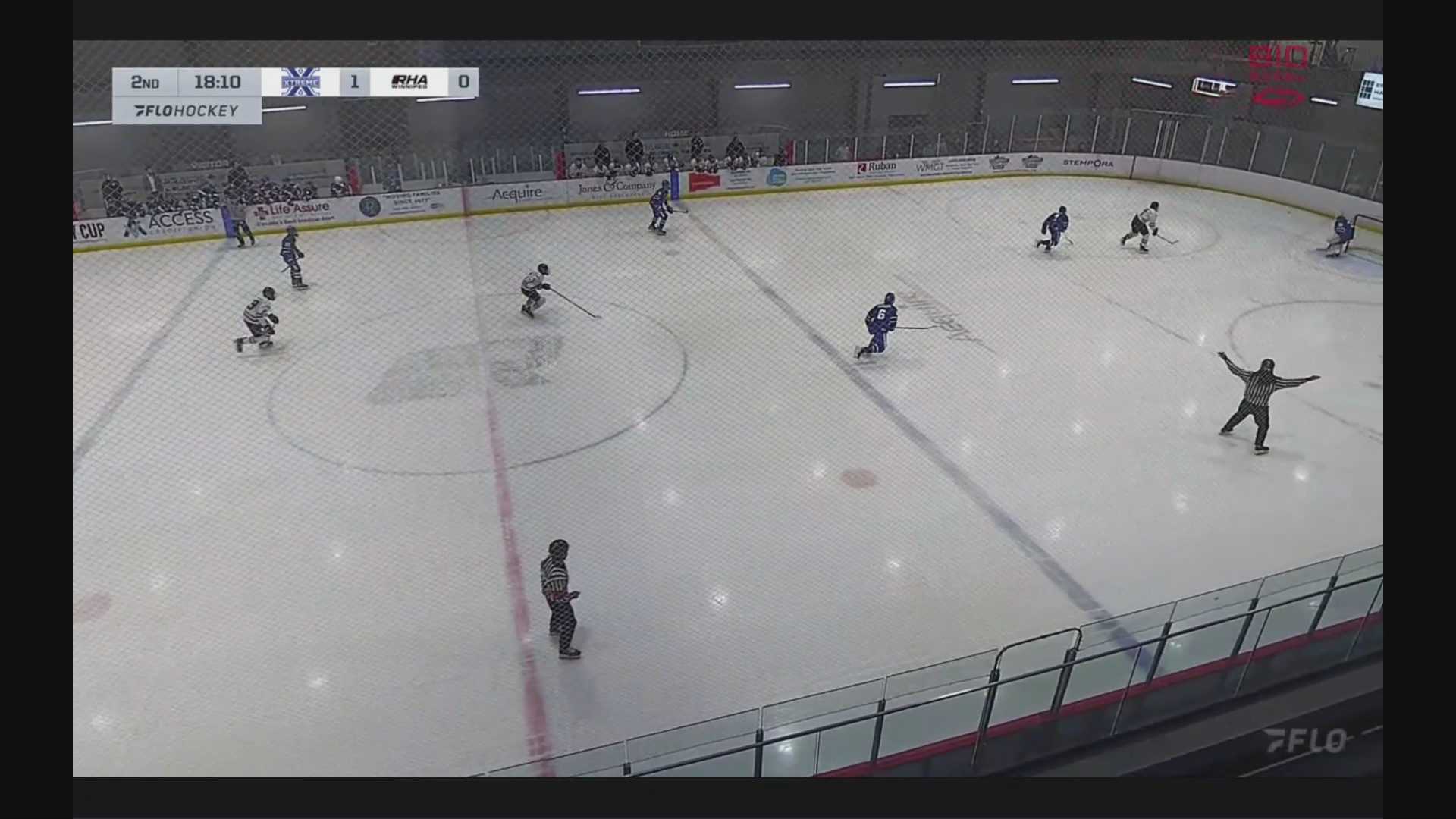 Aiden Moen's Forecheck & Pass vs Northern Alberta Extreme