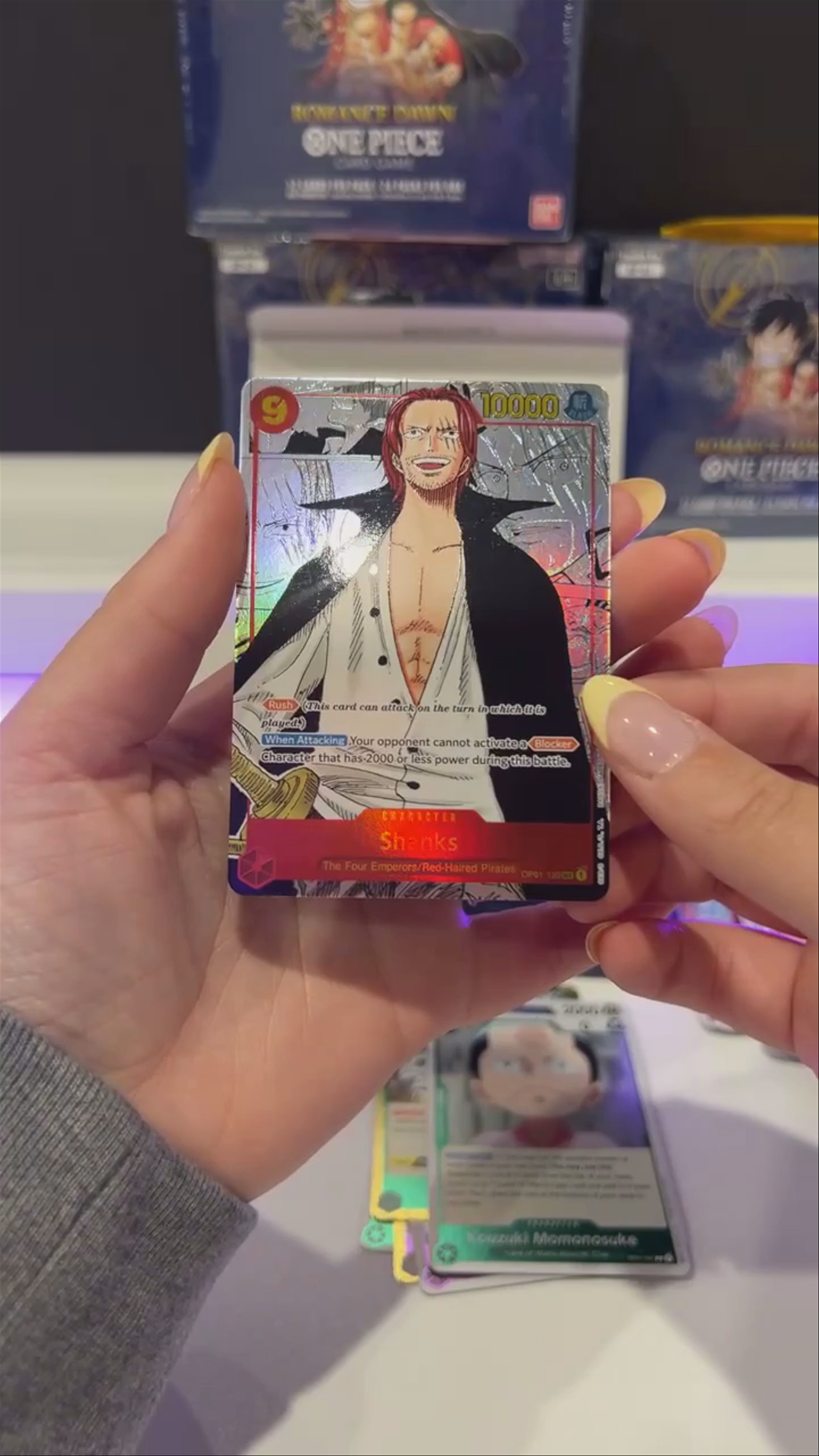Pulling OP01 Manga Shanks 
