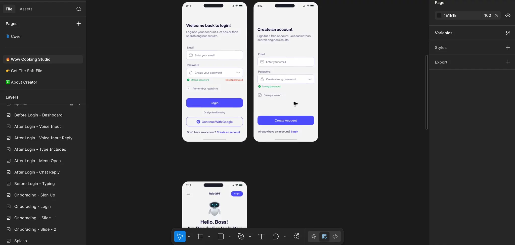 Rak-GPT — AI Chatbot GPT Mobile App UI Design image 1