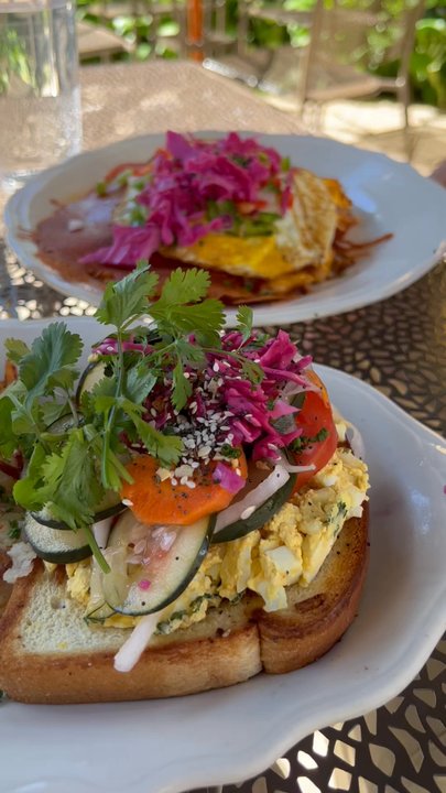 Hope Breakfast Bar - St. Paul - Stuffed Poblano - V & Deviled Egg Sandwich - V DF S - Breakfast & Brunch Near Me - Saint Paul, Minnesota