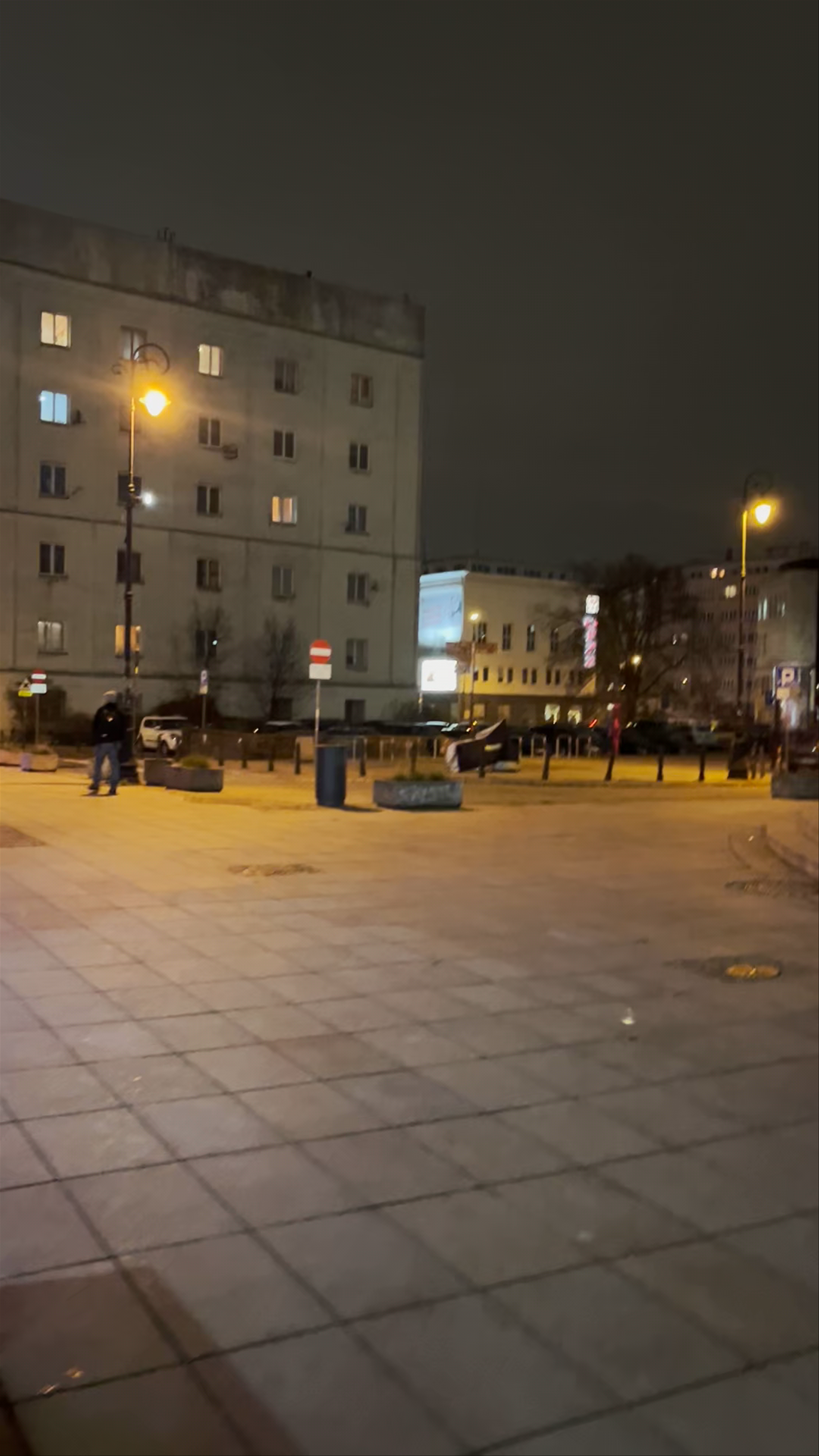 Nicolaus Copernicus Monument at Night - Nighttime Walk in Warsaw