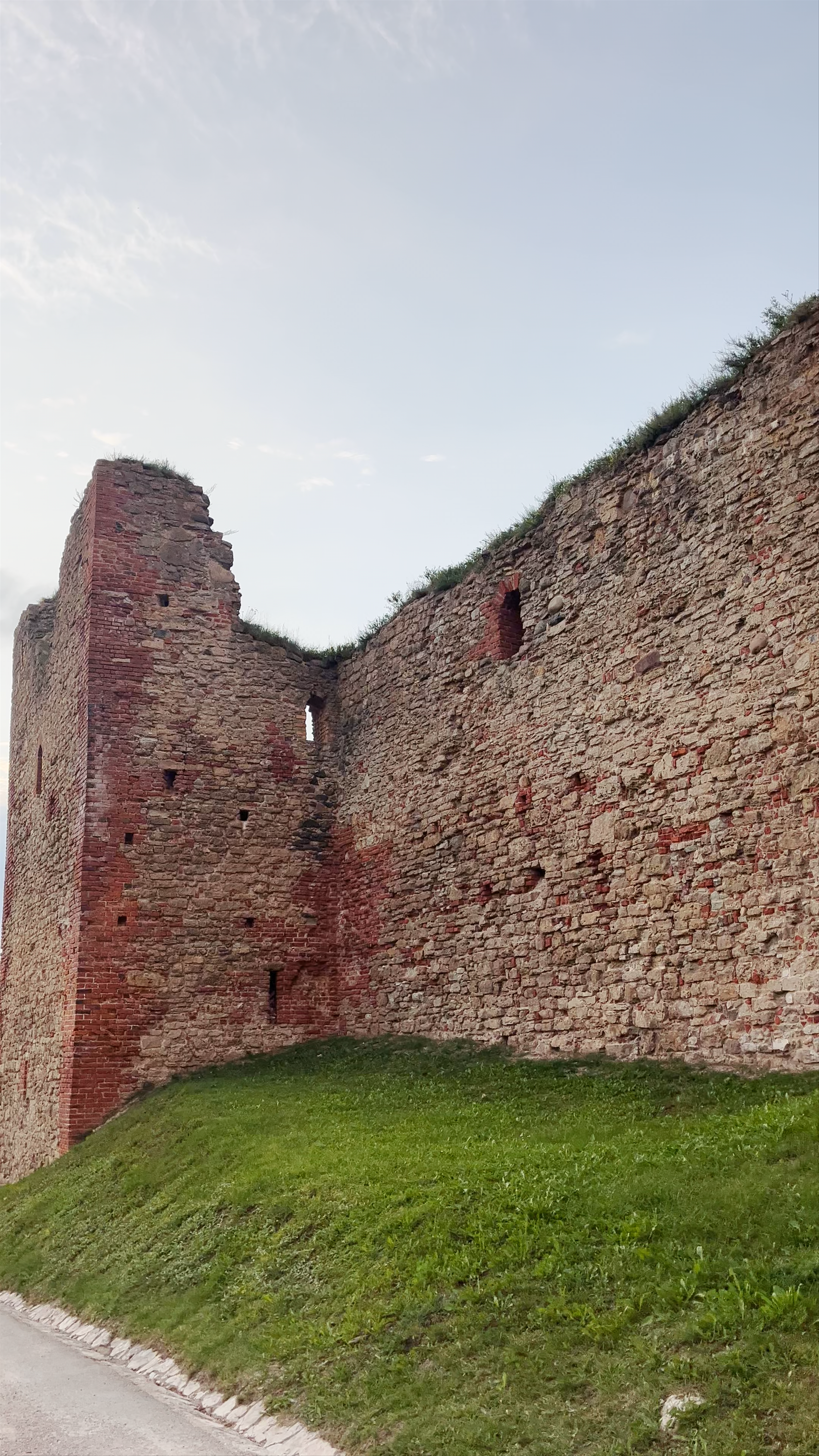 Historic Bauska Castle Ruins at Sunset, Latvia
