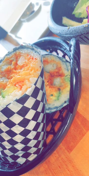 Momo Sushi - Shrimp Festival Burrito - Japanese Near Me - Ann Arbor, Michigan