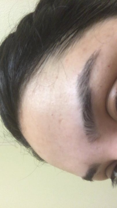 Top Nails - My eyebrows are very ugly now. Never coming back! - Nail Salons Near Me - Grand Prairie, Texas