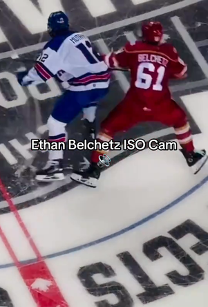 Isolating on Ethan Belchetz at the CHL-USA Top Prospect Game