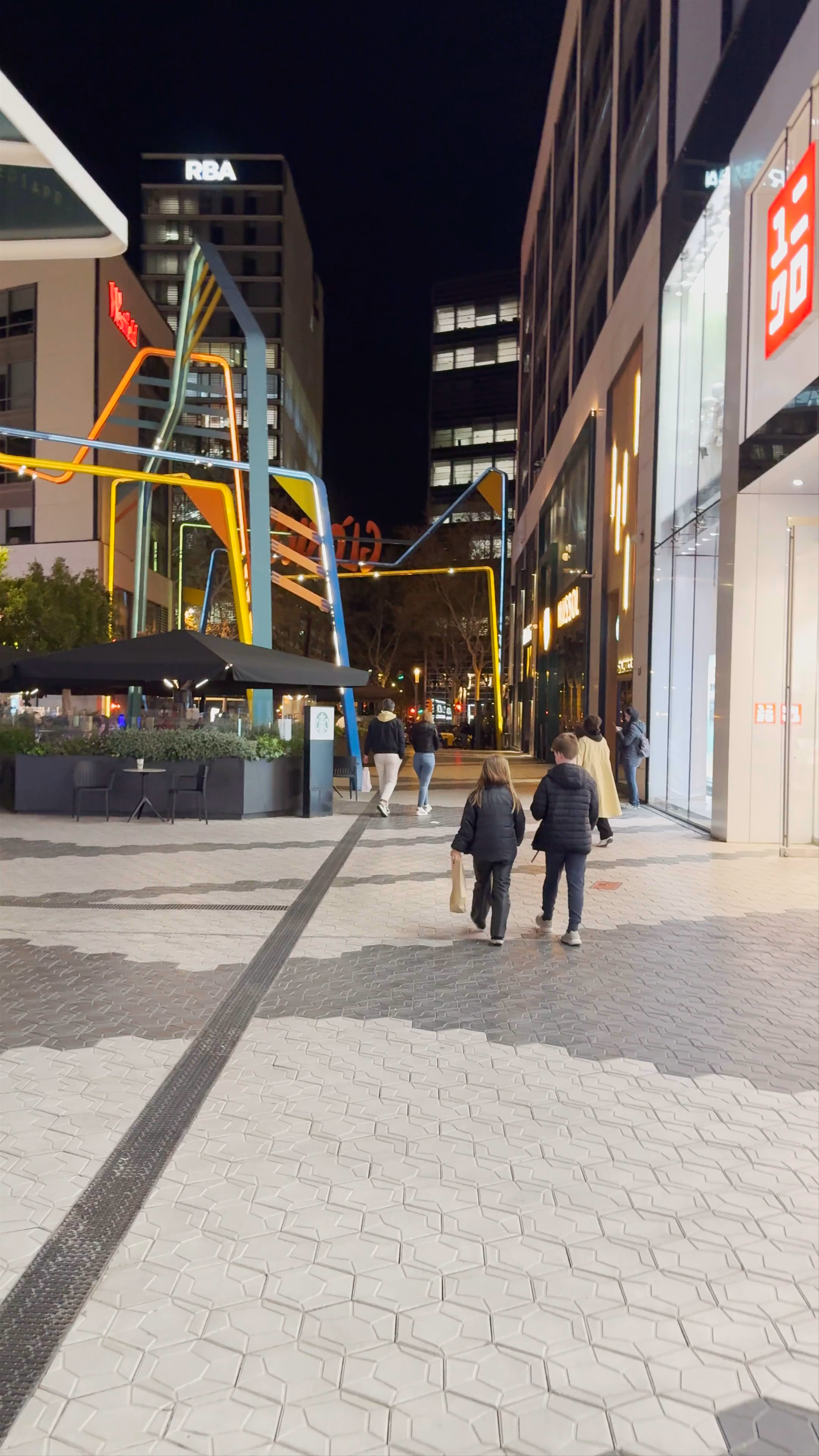 Night Stroll at Westfield Glòries in Barcelona