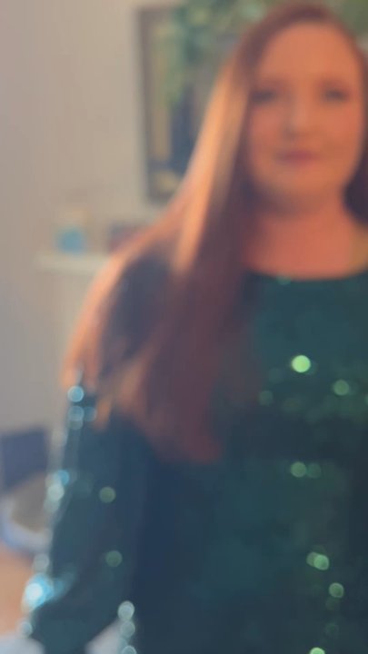 Song's Alterations - Video of customer in green sequin dress, barefoot, does a spin to show fit and length. - Sewing & Alterations Near Me - Tustin, California