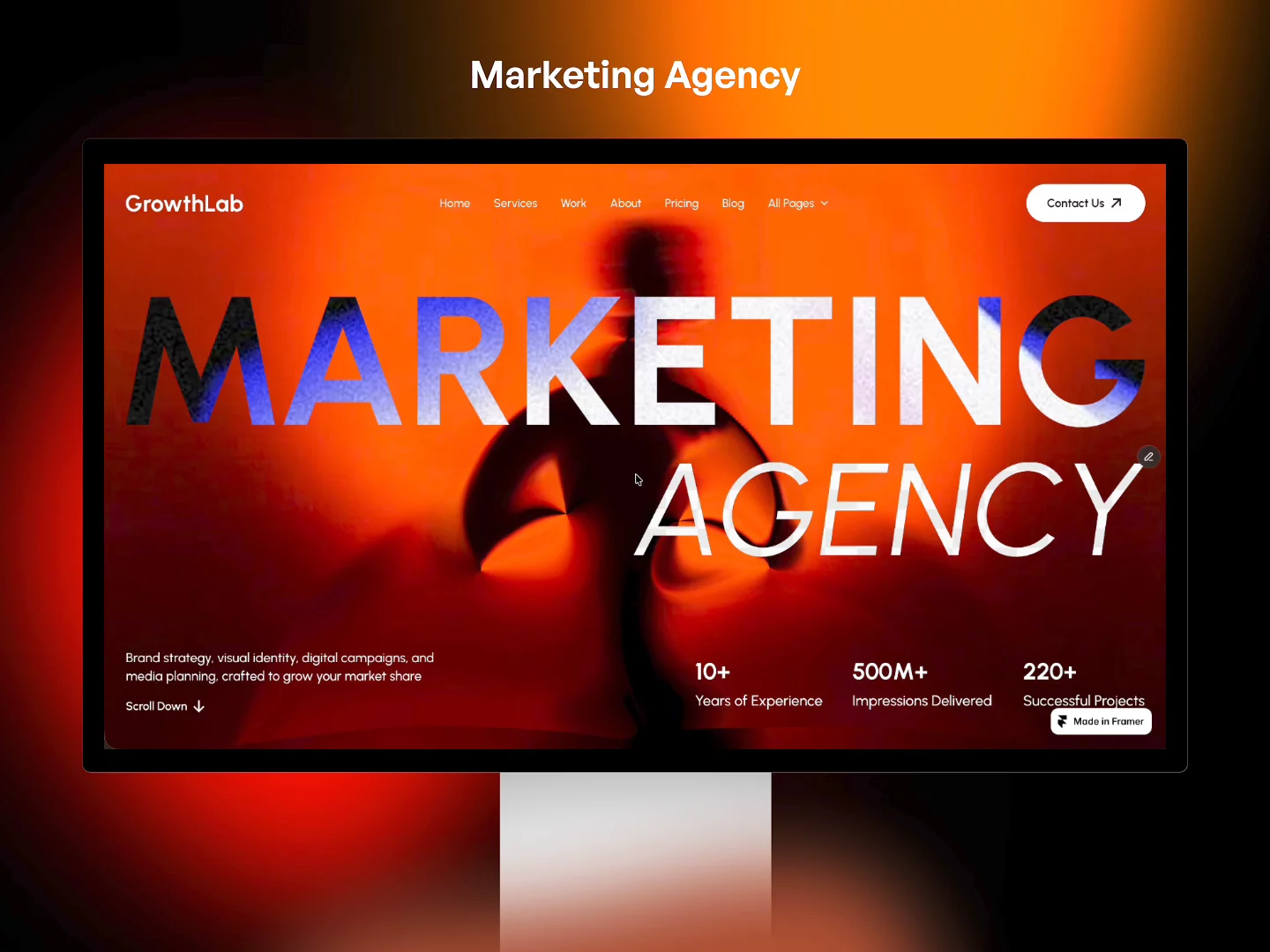 Get this $99 template absolutely FREE for the next 48 hours! 🔥  GrowthLab – Marketing Agency Framer Template Preview - https://framer.link/nN4mCRRGrowthLab is a clean, modern, and high-converting Framer template designed for digital marketing agencies, creative studios, branding agencies, SEO experts, performance marketers, and growth-focused businesses that want to showcase their services with confidence, clarity, and strong visual impact.#framer #template #framertemplate #marketing #marketingagency #digitalagency #agency #creative #studio #socailmediamarketing #videomarketing #tiktok #facebook #x #portfolio #seo #ui #ux #uiux #figma #ai #claude #chatgpt #branding #growth