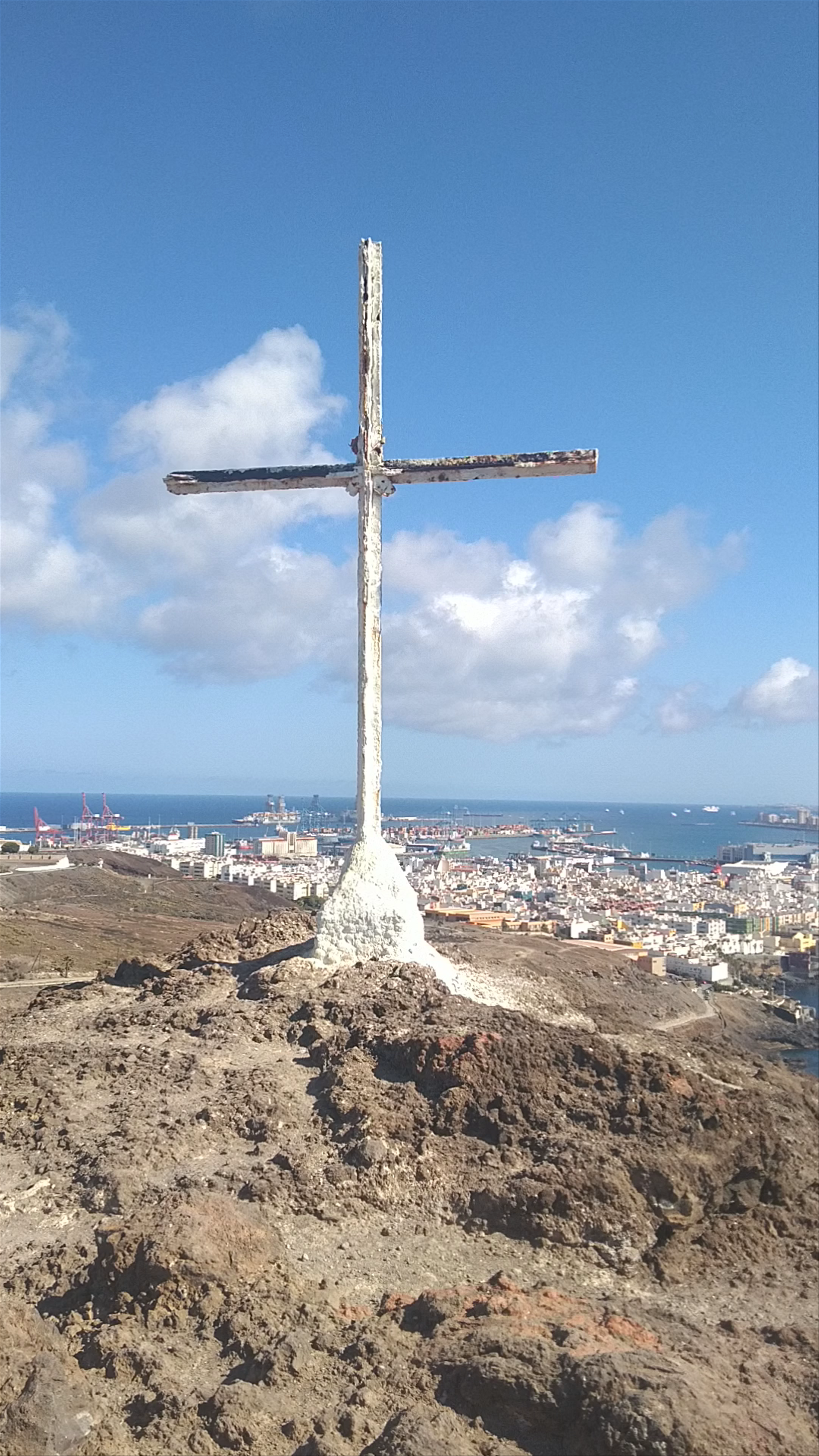 Sunlit Vista from Mirador de la Cruz, El Confital - Las Palmas de Gran Canaria