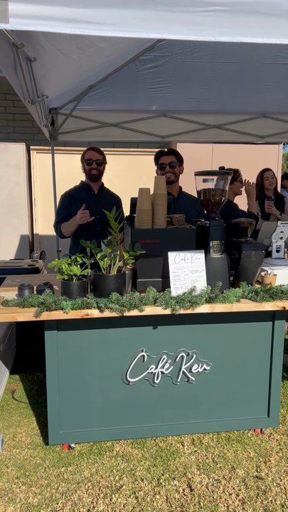 Cafe Kev - Cafe Kev at a community event in Costa Mesa - Coffee & Tea Near Me