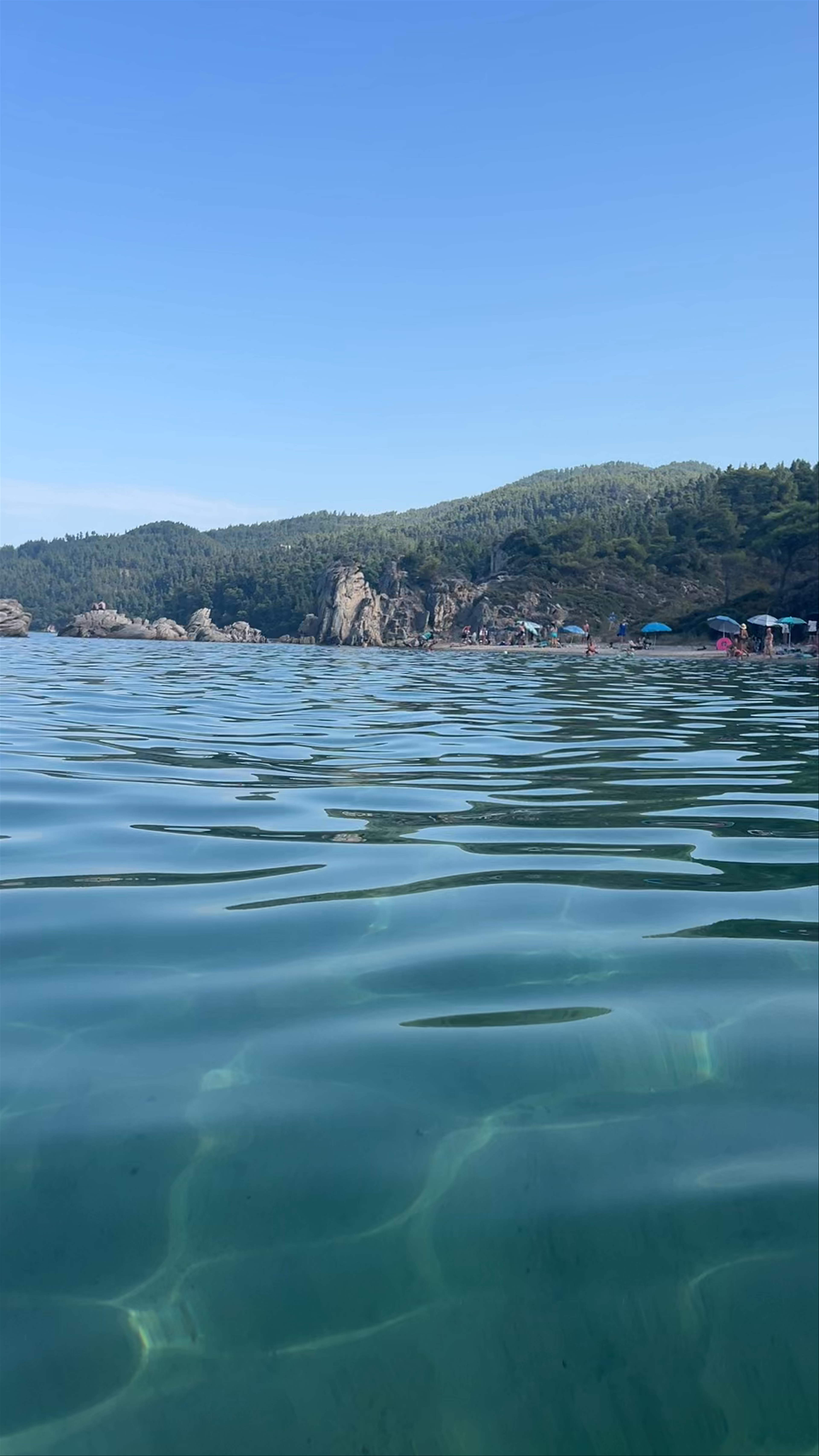 Fava Beach: Crystal Clear Waters and Secluded Shores in Karidi, Greece