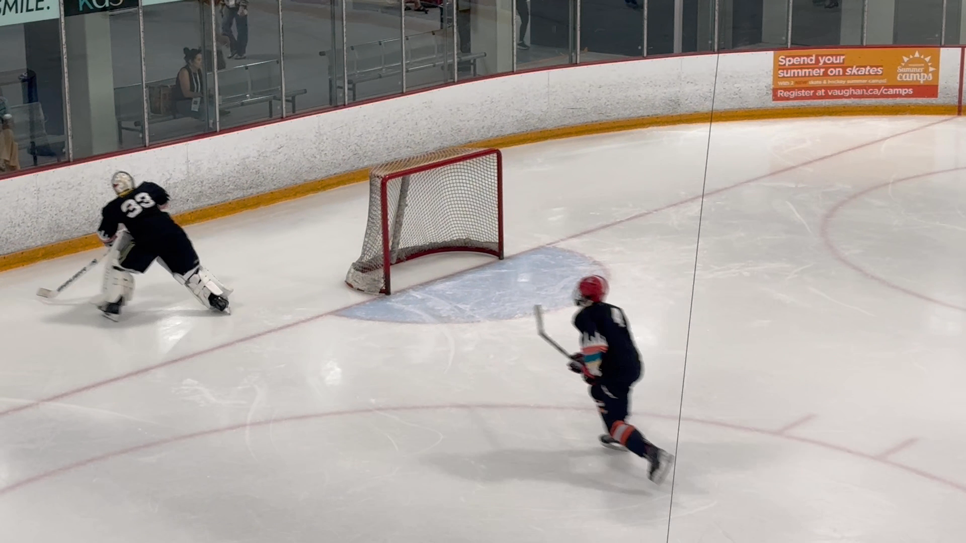 Ethan Weiner's Impressive Defensive Recovery Behind the Net