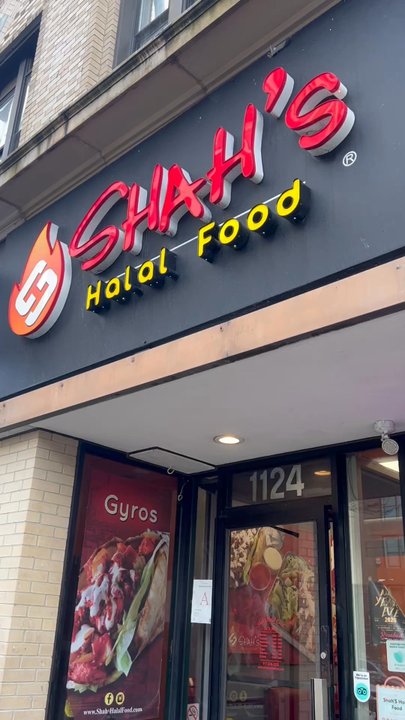 Shah’s Halal- Boston - Outside entrance - Halal Near Me - Boston, Massachusetts