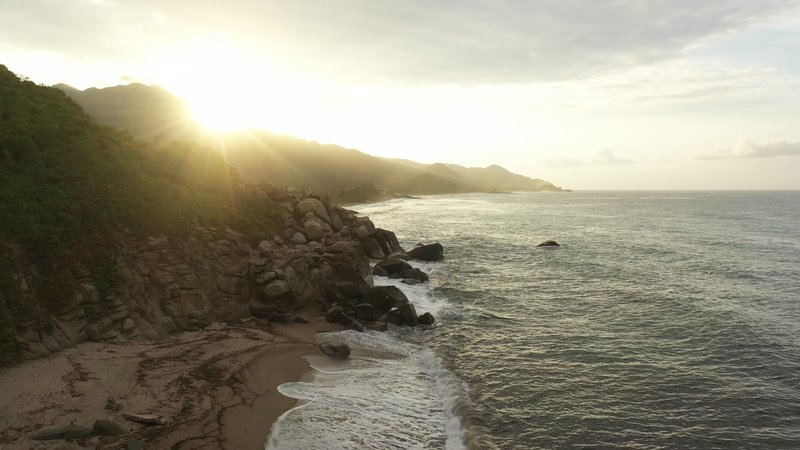 Colombia Coastal poster