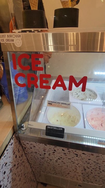 Lost Borough Ice Cream - Pause when needed. Peep the cafe con leche and the bizcocho - Ice Cream & Frozen Yogurt Near Me - Yonkers, New York