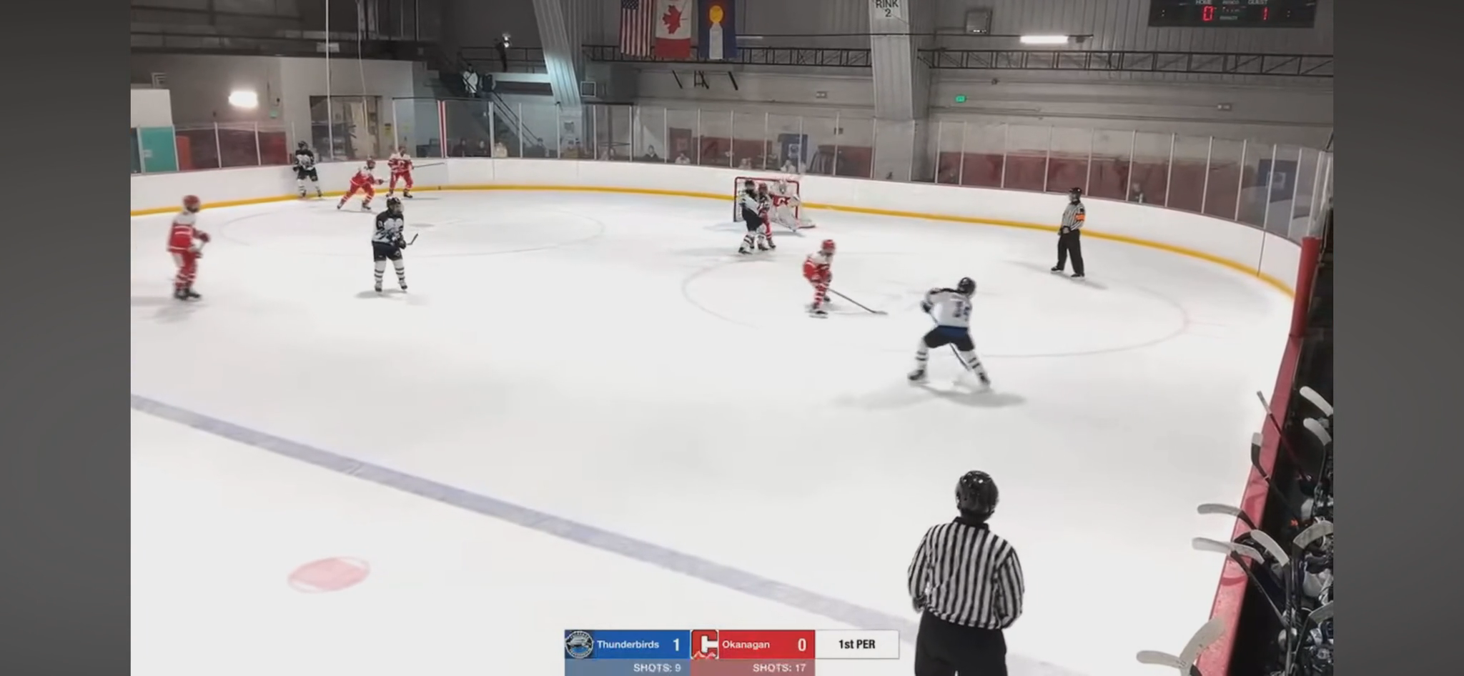 Iaroslav Sokolov Delivers a Massive Hit - Thunderbirds 14U AAA