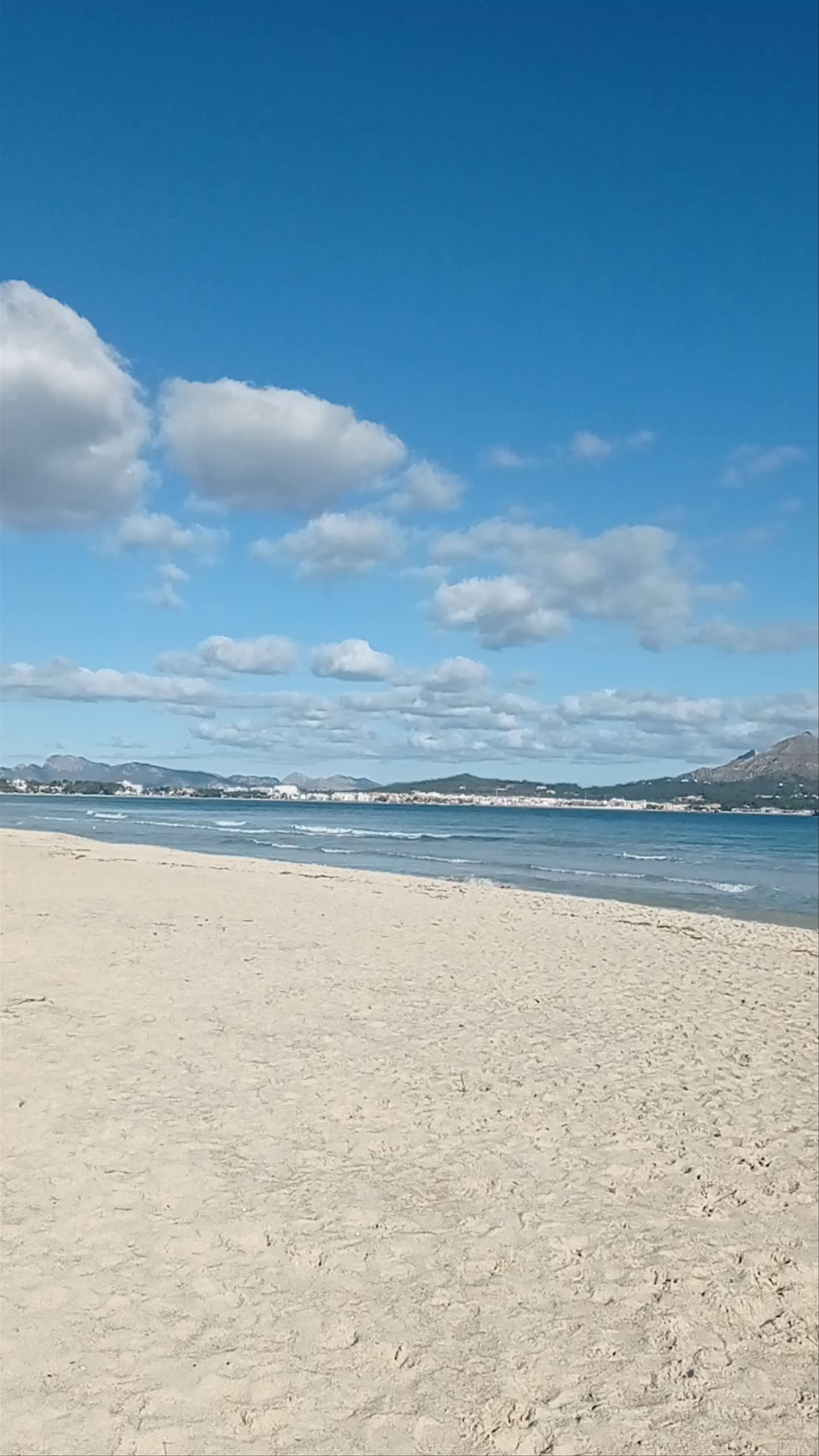 Sun-Kissed Serenity at Playa De Muro Beach, Alcúdia, Spain