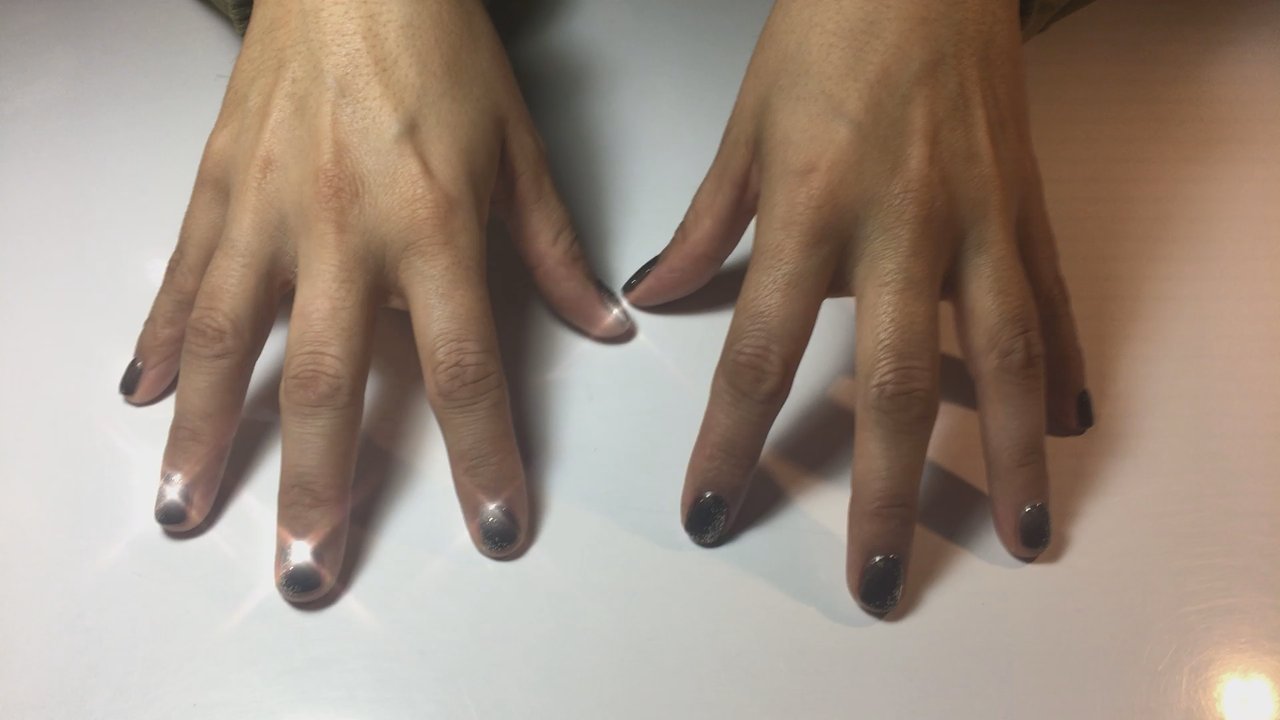 Modern Chic Nail Bar - Getting festive af with this Chocolate Milky Way mani by my girl Tyla! She's amazing! - Nail Salons Near Me - Thousand Oaks, California