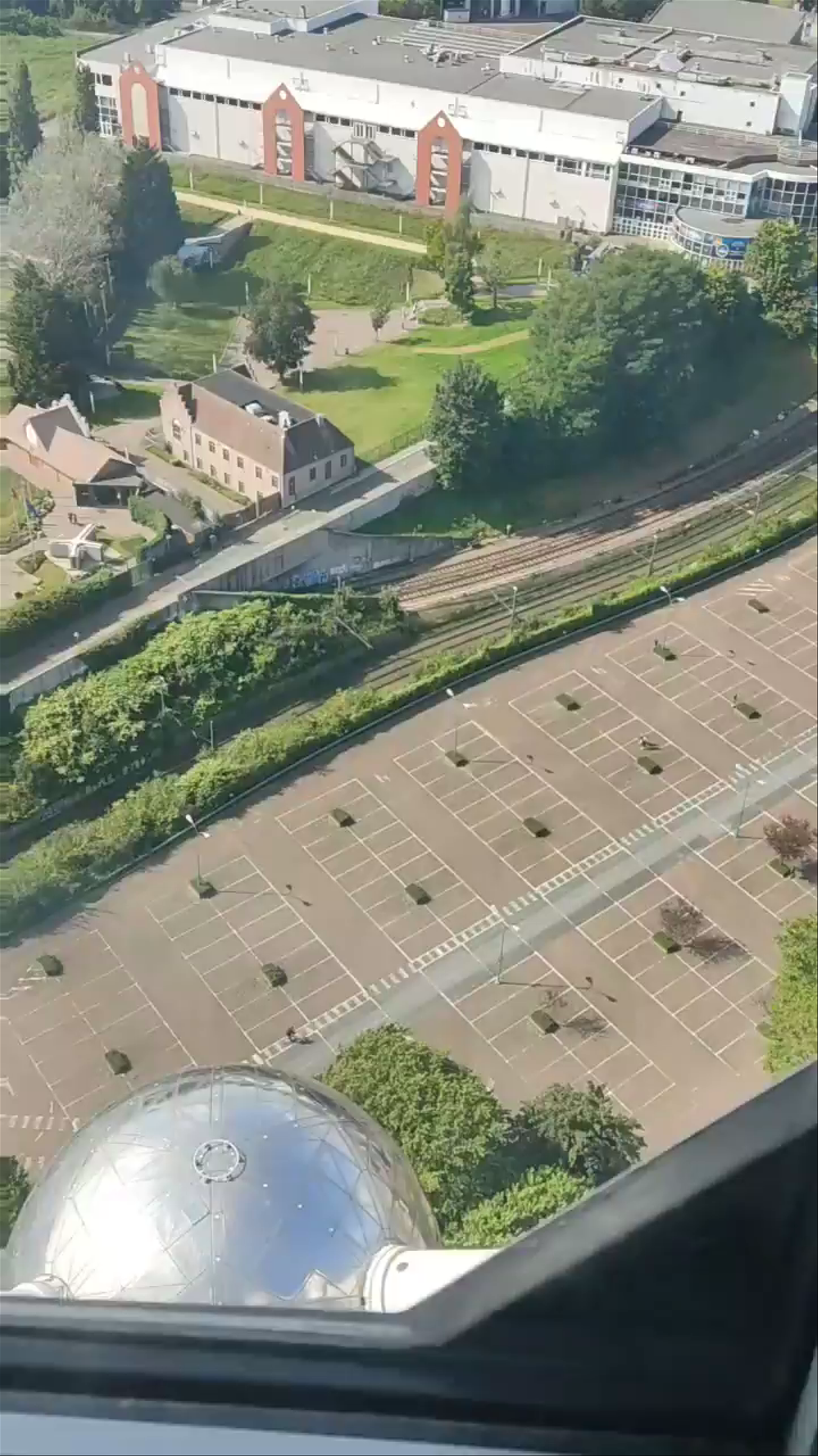 Breathtaking Aerial Views from the Atomium, Brussels
