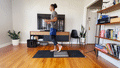 Exercise thumbnail image for Single leg squat ➡️ knee drive 