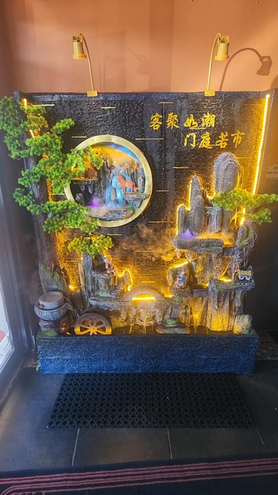 Ahi Sushi - Foyer entrance has this fountain. - Japanese Near Me - Philadelphia, Pennsylvania