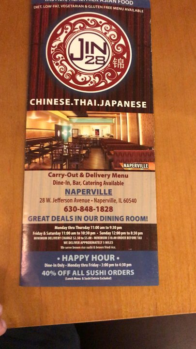 Jin 28 - Sushi Bars Near Me - Naperville, Illinois