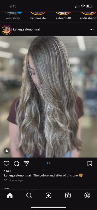 Salon on Main - Before and after from my visit. - Hair Salons Near Me - Hiram, Georgia